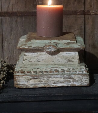 Rene Houtman Unieke Poer | Oud Hout | Nr 3 | H18 x B26 x D26 cm