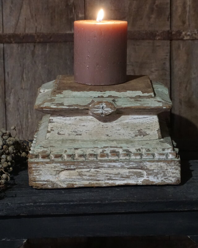 Rene Houtman Unieke Poer | Oud Hout | Nr 3 | H18 x B26 x D26 cm