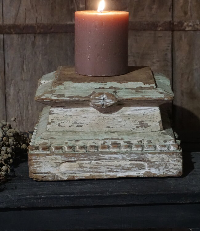 Rene Houtman Unieke Poer | Oud Hout | Nr 3 | H18 x B26 x D26 cm