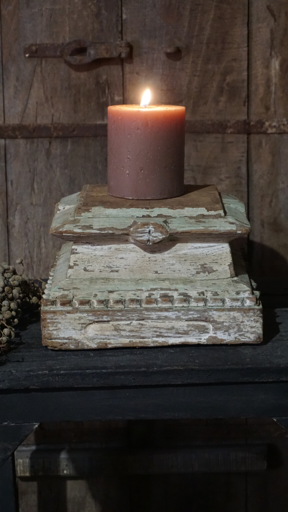 Rene Houtman Unieke Poer | Oud Hout | Nr 3 | H18 x B26 x D26 cm