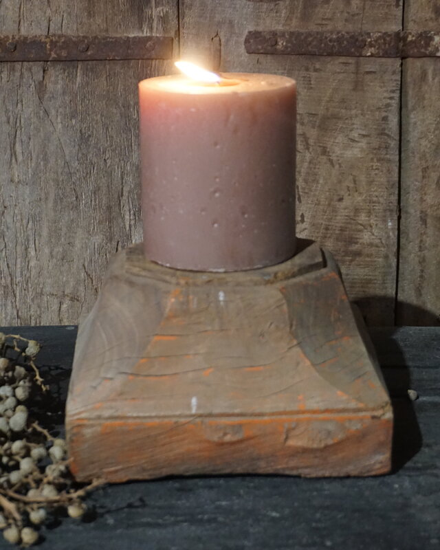 Rene Houtman Oud Houten Poer | Nr 1 | H12 x B20 x D20 cm