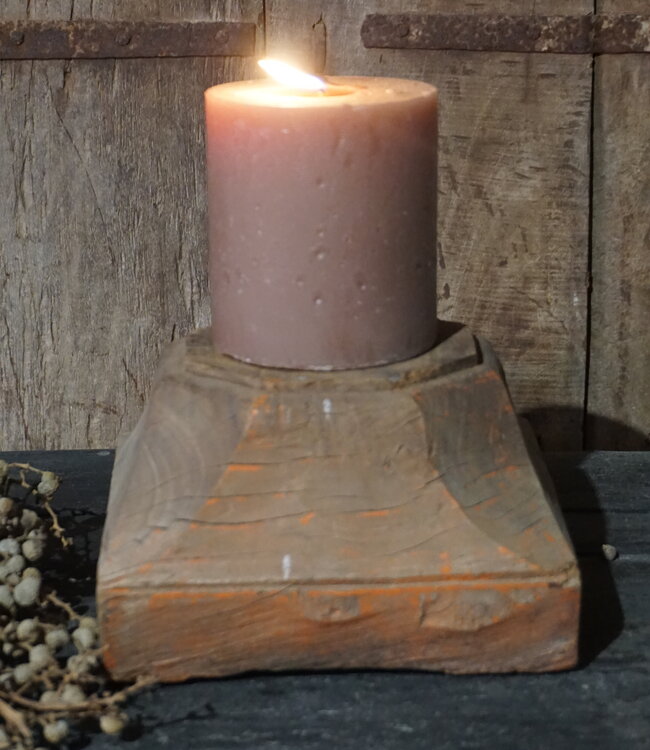 Rene Houtman Oud Houten Poer | Nr 1 | H12 x B20 x D20 cm