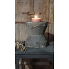 Oud Houten Vijzel | Uniek | H27 x D24 cm
