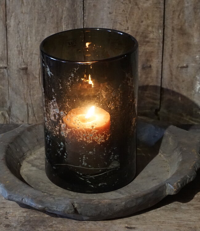 Aura Peeperkorn Unieke Houten Chapati Schaal | H6 x D55 cm