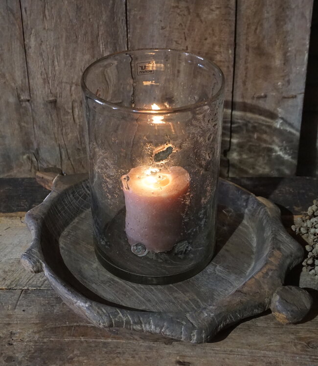 Aura Peeperkorn Unieke Houten Chapati Schaal | Nr 2 | H6 x D55 cm