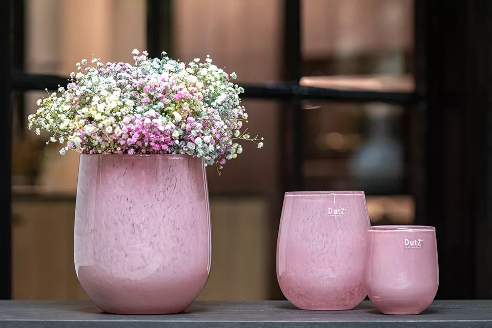 DutZ Vaas Barrel | Rose | 3 Maten!