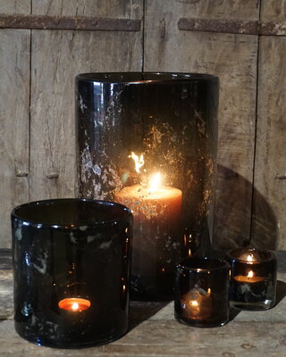Rene Houtman Windlicht | Chocolate | H30 x D20 cm | Puur Wonen