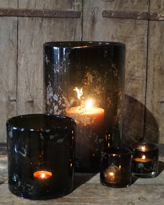Rene Houtman Windlicht | Chocolate | H30 x D20 cm | Puur Wonen Sophie