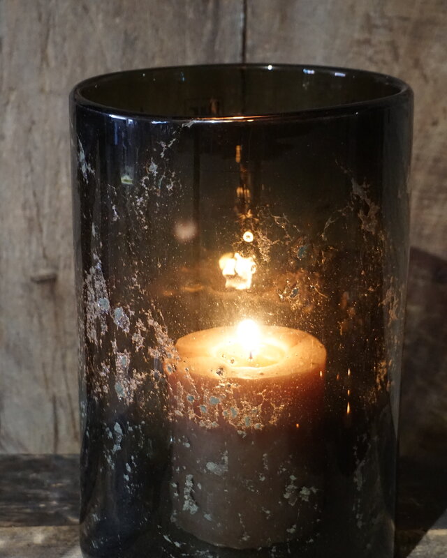 Rene Houtman Windlicht | Chocolate | H30 x D20 cm | Puur Wonen Sophie