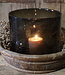 Rene Houtman Windlicht | Glas | Chocolate | H35 x D35 cm