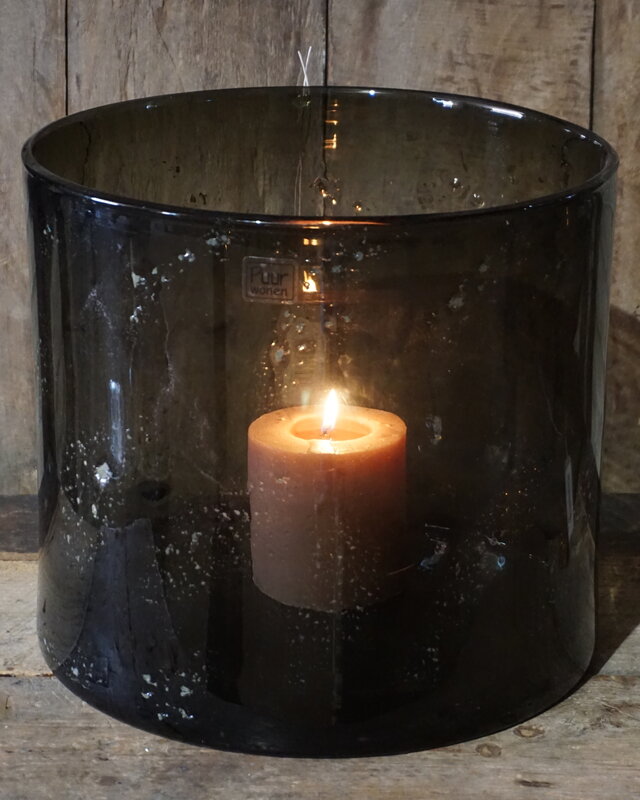 Rene Houtman Windlicht | Chocolate | H35 x D35 cm | Puur Wonen Sophie