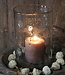 Rene Houtman Windlicht | Glas | Metaalsnippers | H30 x D20 cm