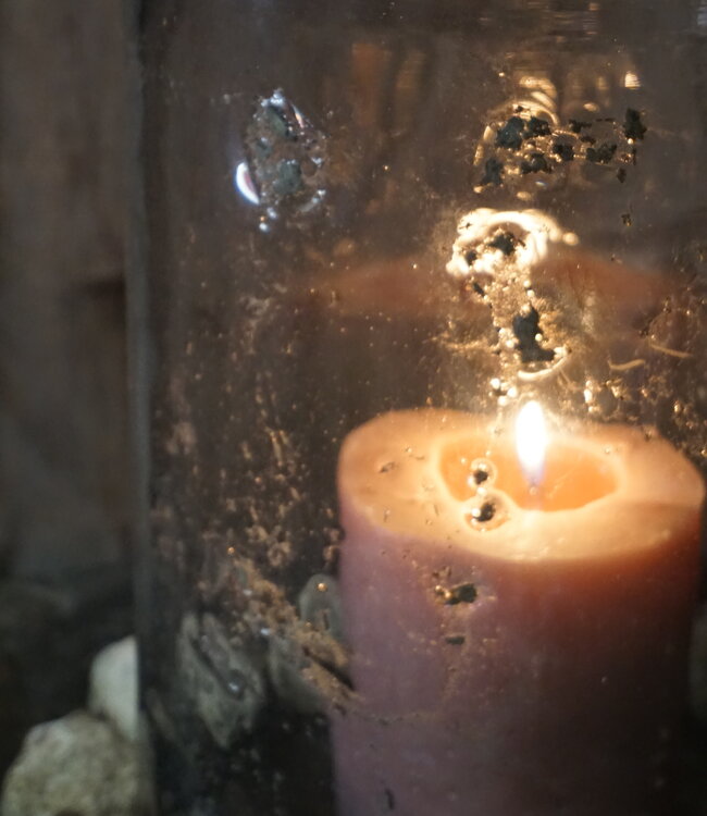 Rene Houtman Windlicht | Metaalsnippers | H30 x D20 cm | Puur Wonen Sophie