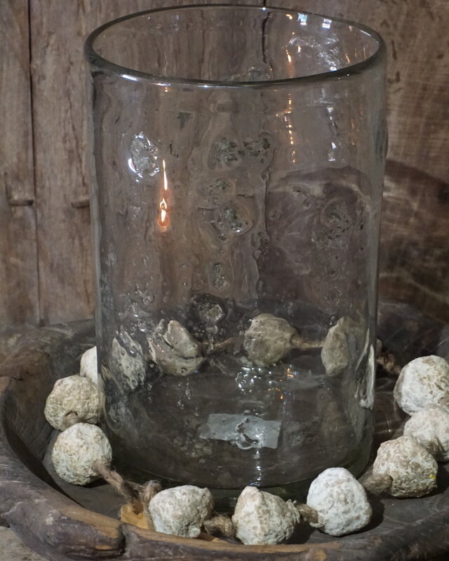 Rene Houtman Windlicht | Metaalsnippers | H30 x D20 cm | Puur Wonen Sophie