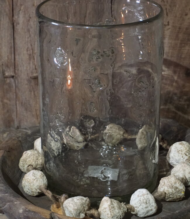 Rene Houtman Windlicht | Metaalsnippers | H30 x D20 cm | Puur Wonen Sophie