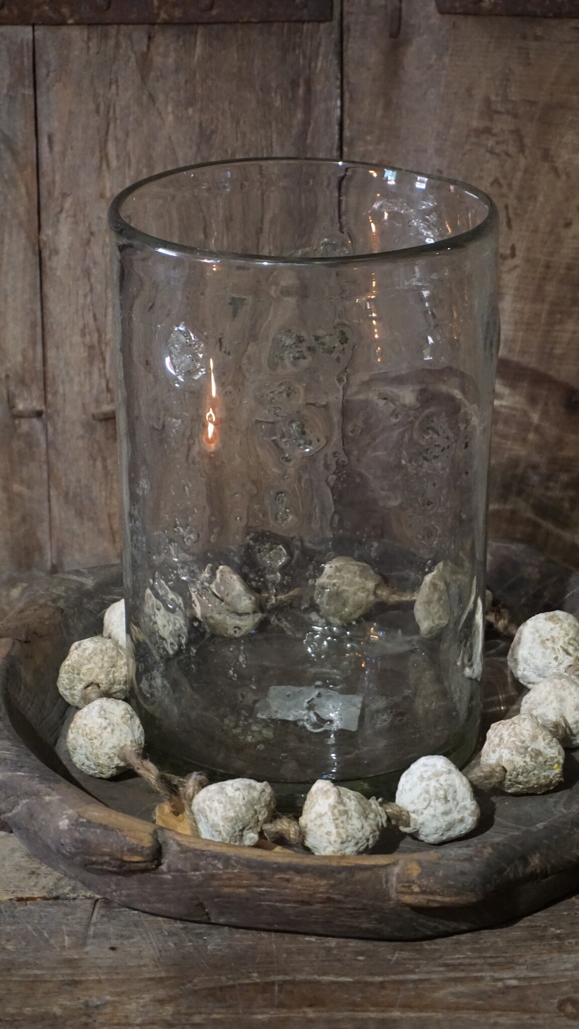 Rene Houtman Windlicht | Metaalsnippers | H30 x D20 cm | Puur Wonen Sophie