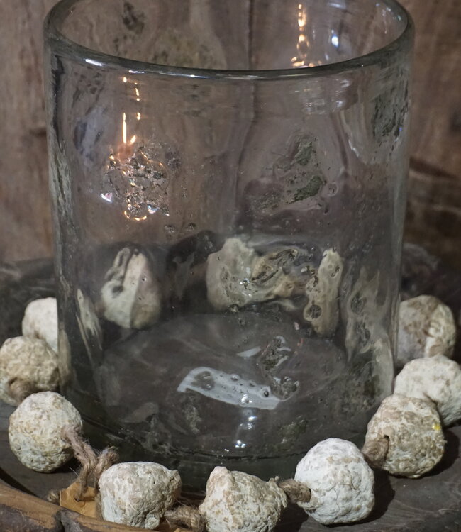 Rene Houtman Windlicht | Metaalsnippers | H25 x D20 cm | Puur Wonen Sophie