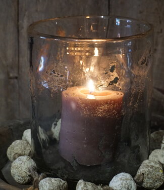 Rene Houtman Windlicht | Metaalsnippers | H25 x D20 cm | Puur Wonen