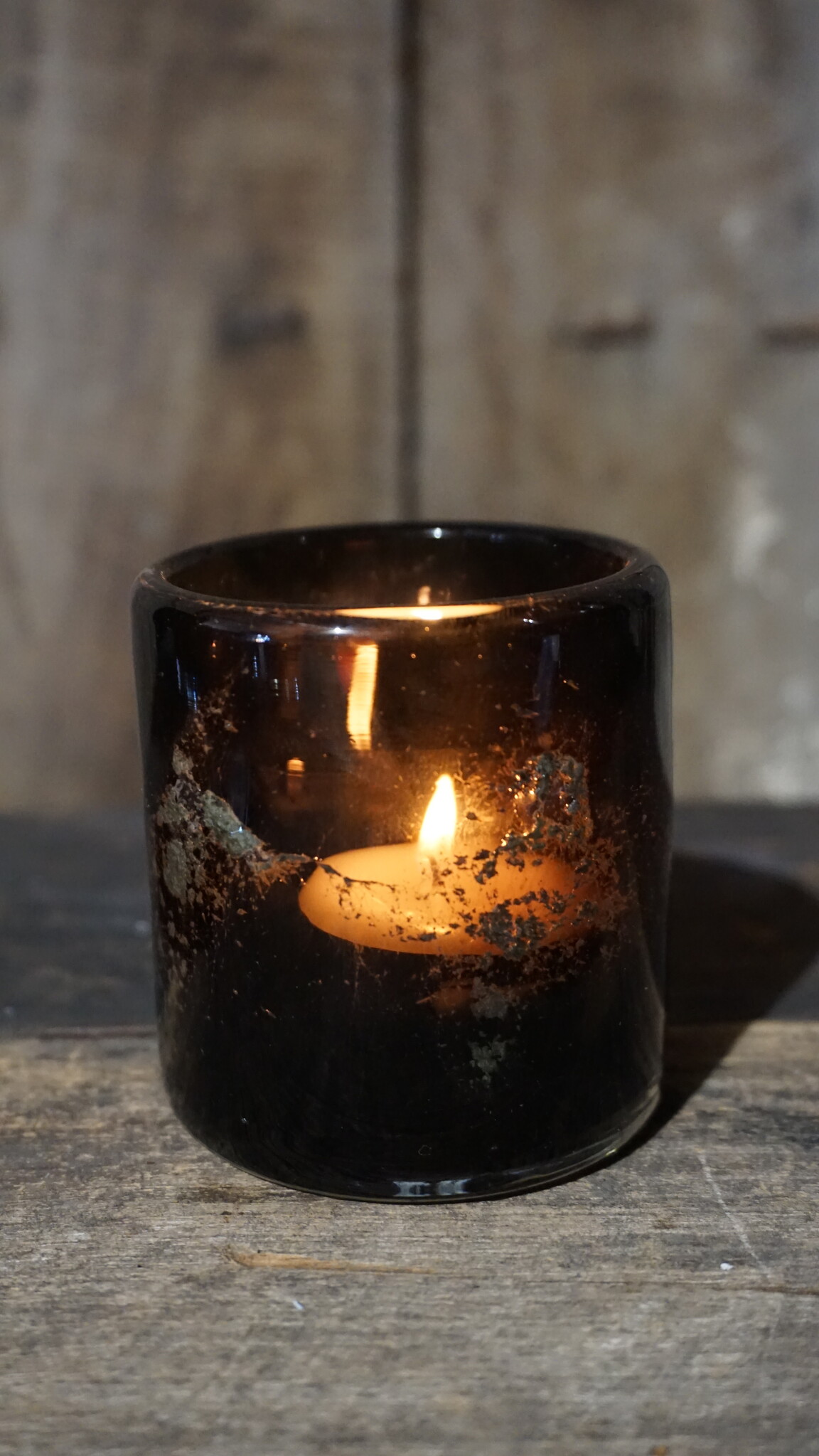 Rene Houtman Windlicht | Glas | Chocolate | H7 x D7 cm | Puur Wonen Sophie