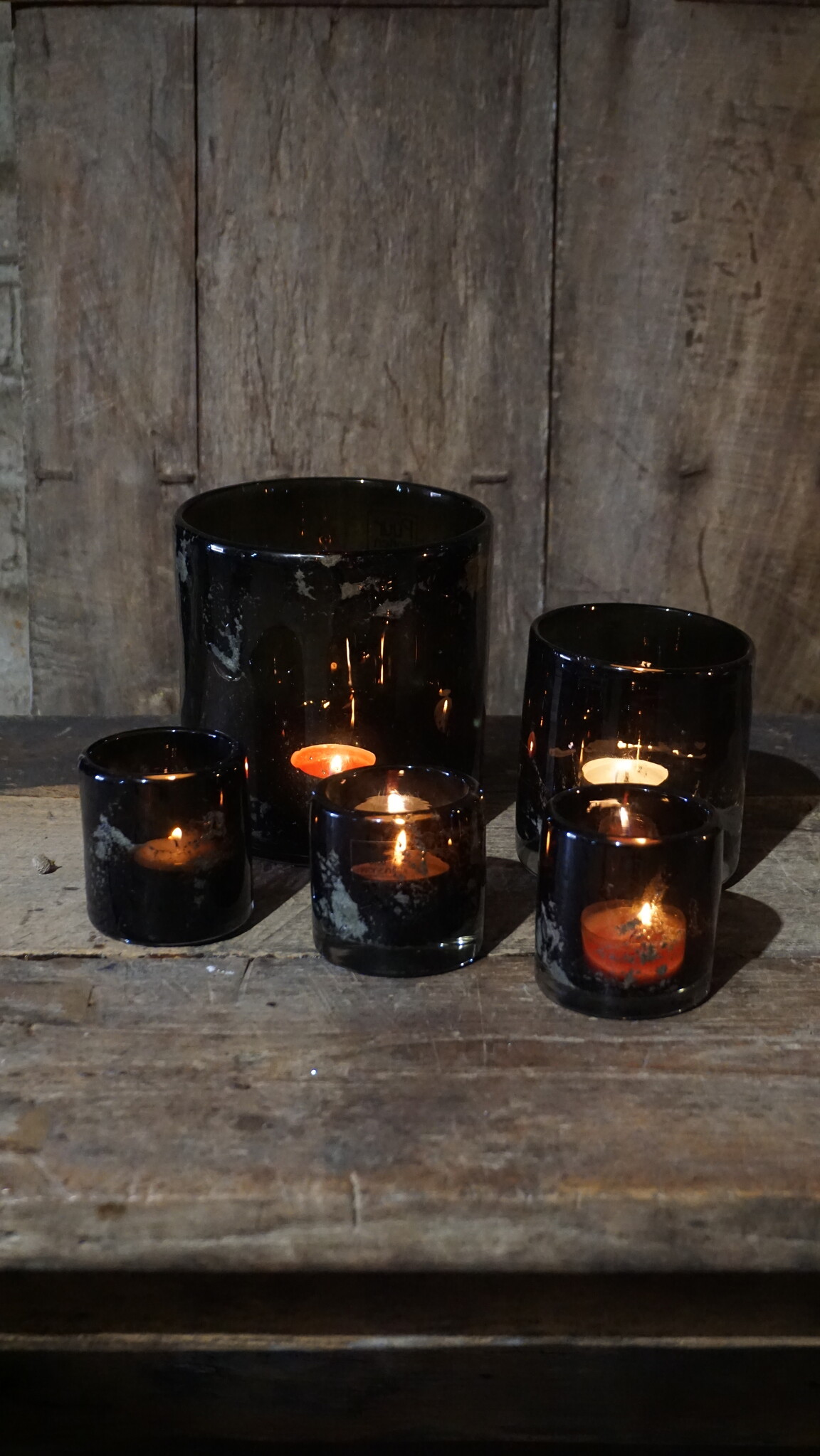 Rene Houtman Windlicht | Glas | Chocolate | H10 x D10 cm | Puur Wonen Sophie