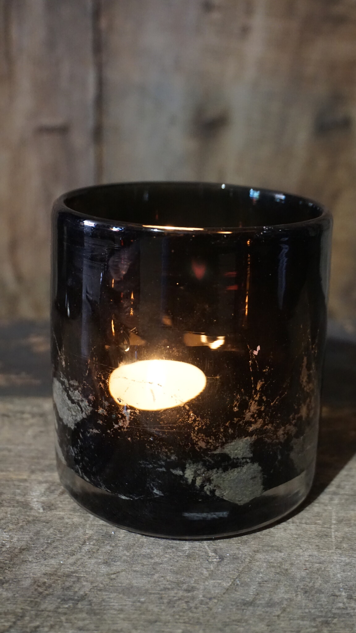 Rene Houtman Windlicht | Glas | Chocolate | H10 x D10 cm | Puur Wonen Sophie
