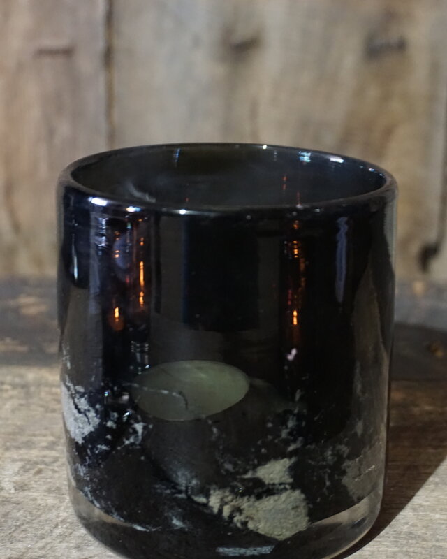 Rene Houtman Windlicht | Glas | Chocolate | H10 x D10 cm | Puur Wonen Sophie