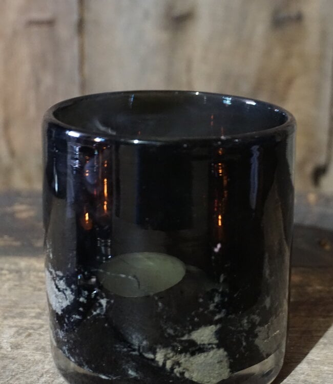 Rene Houtman Windlicht | Glas | Chocolate | H10 x D10 cm |  Puur Wonen Sophie