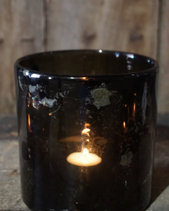 Rene Houtman Windlicht | Glas | Chocolate | H14 x D14 cm | Puur Wonen Sophie