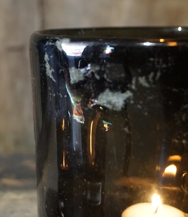 Rene Houtman Windlicht | Glas | Chocolate | H14 x D14 cm | Puur Wonen Sophie