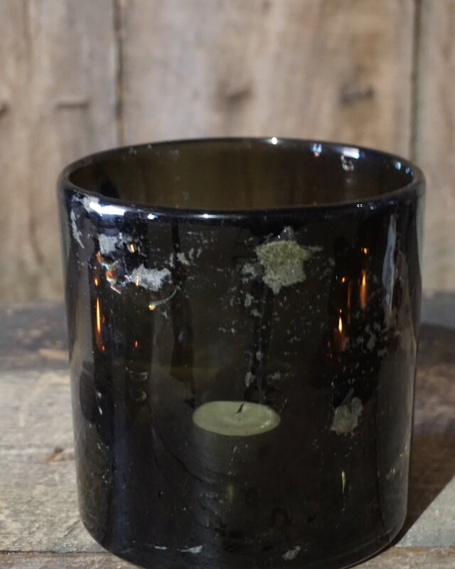 Rene Houtman Windlicht | Glas | Chocolate | H14 x D14 cm | Puur Wonen Sophie