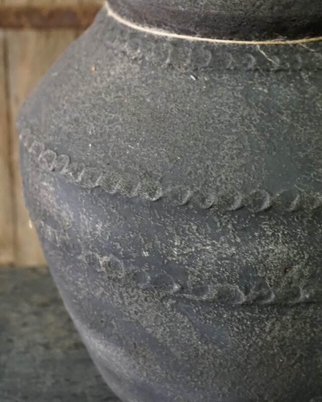 Rene Houtman Verweerde Pot | Geribbeld | H30 x D30 cm