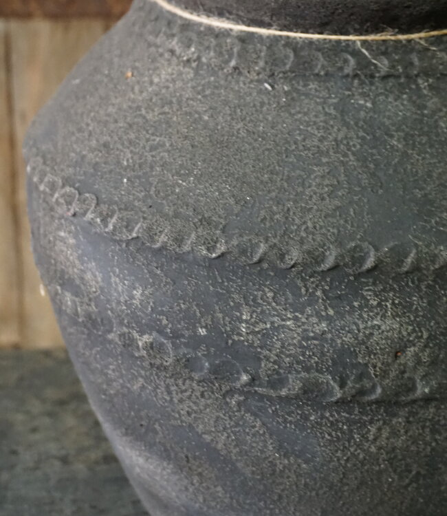 Rene Houtman Verweerde Pot | Geribbeld | H30 x D30 cm