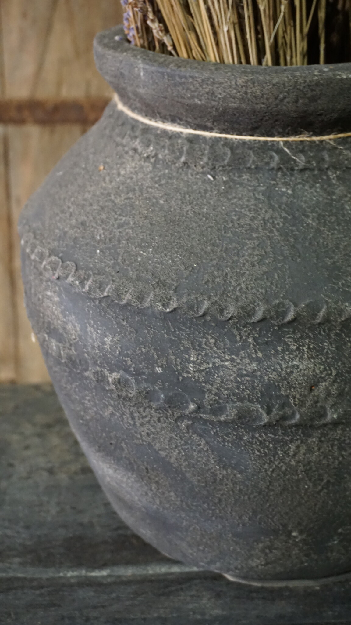 Rene Houtman Verweerde Pot | Geribbeld | H30 x D30 cm