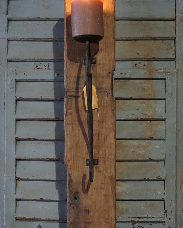 Rene Houtman Houten Kaarsenhouder | H92 x B16 x D20 cm