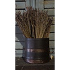 Authentieke Oude Metalen Roest Pot