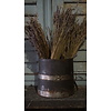 Stoere Authentieke Roestige Metalen Pot