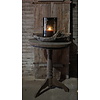 Landelijke Vintage Wijntafel | H71 x D60 cm