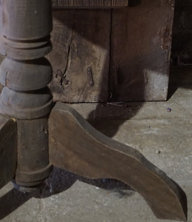 Rene Houtman Landelijke Vintage Wijntafel | H71 x D60 cm