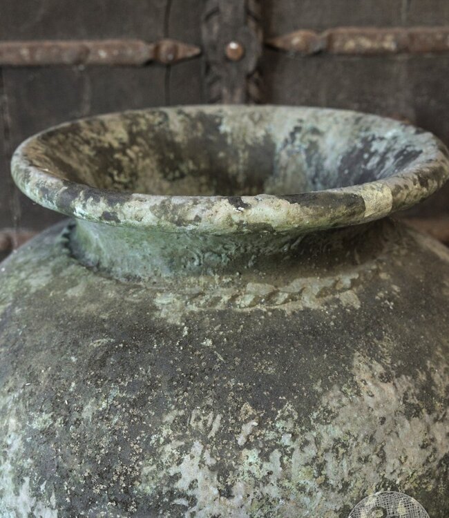 Be-Uniq Verweerde Oude Kruik | Indonesië | H55 x D55 cm