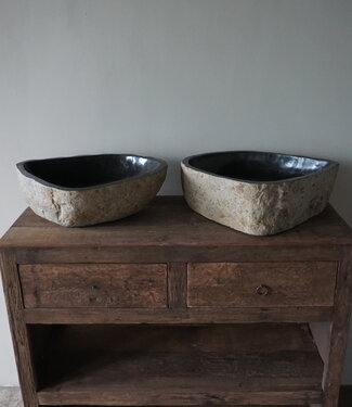 Rene Houtman Waskom Rivierkom | Set Van 2 | H15 x B50 x D40 cm