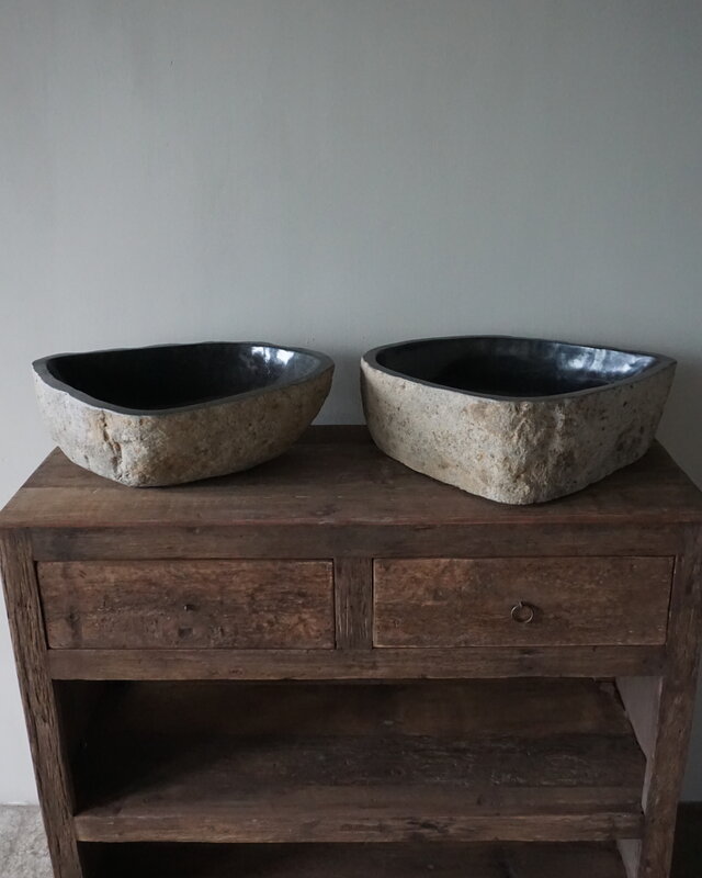 Rene Houtman Waskom Rivierkom | Set Van 2 | H15 x B50 x D40 cm