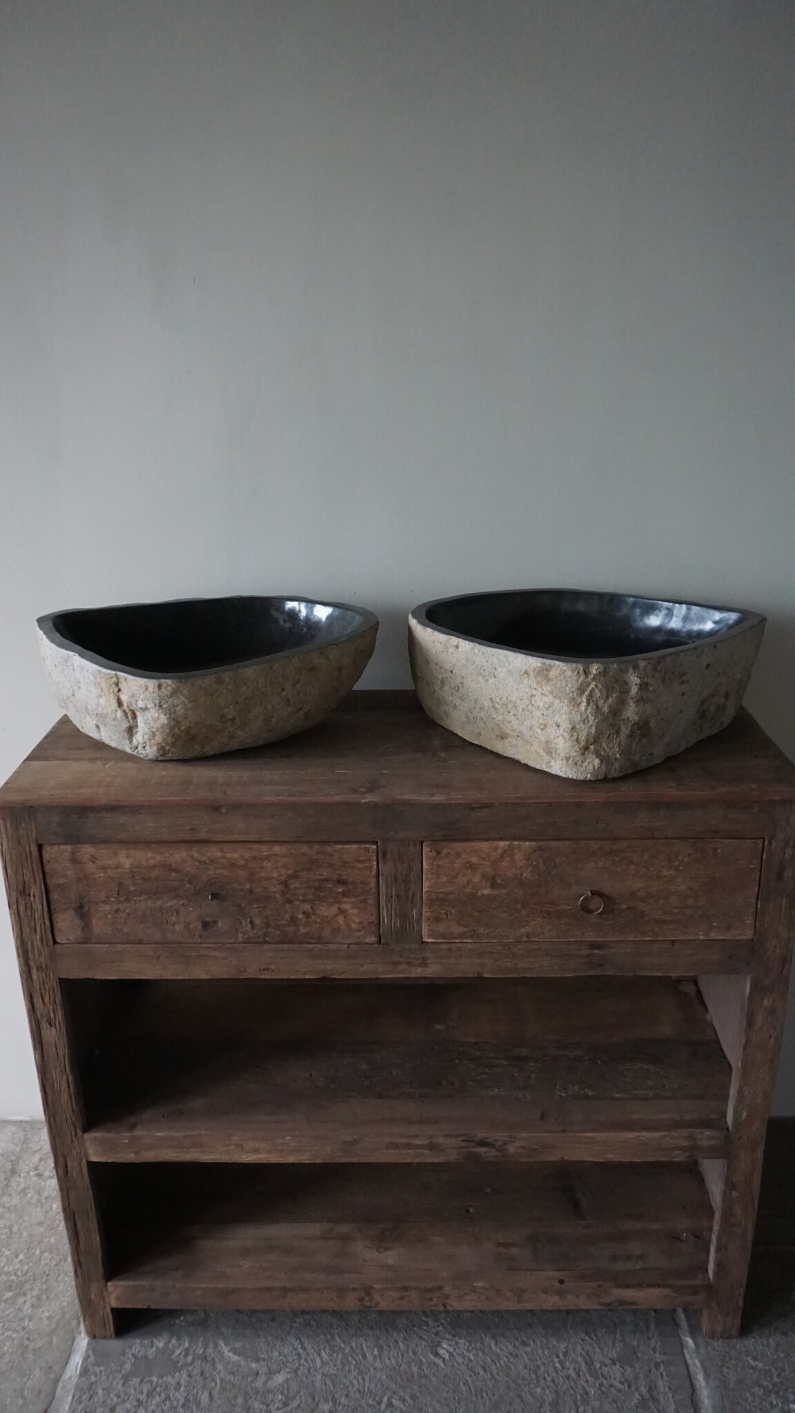 Rene Houtman Waskom Rivierkom | Set Van 2 | H15 x B50 x D40 cm