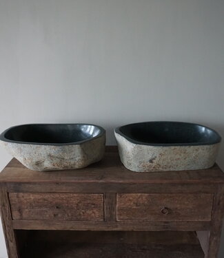 Rene Houtman Waskom Rivierkom | Set Van 2 | H14 x B49 x D33 cm