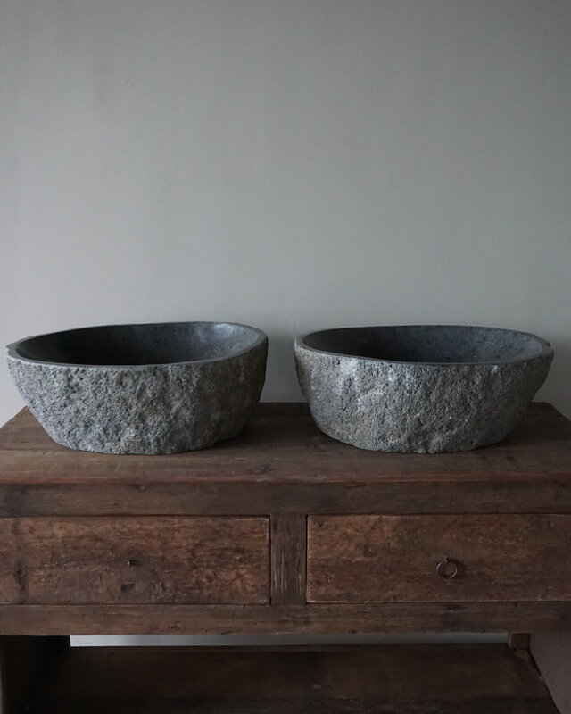 Rene Houtman Waskom Rivierkom | Set Van 2 | H16 x B43 x D36 cm