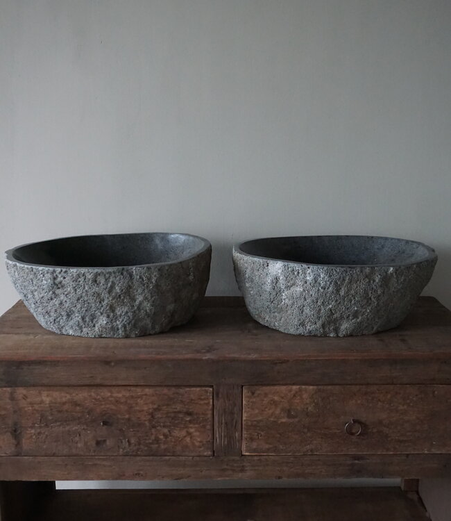 Rene Houtman Waskom Rivierkom | Set Van 2 | H16 x B43 x D36 cm