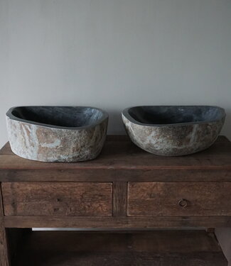 Rene Houtman Waskom Rivierkom | Set Van 2 | H15 x B44 x D38 cm