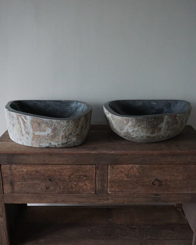 Rene Houtman Waskom Rivierkom | Set Van 2 | H15 x B44 x D38 cm