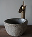 Rene Houtman Kleine Stenen Waskom + Spoelgat | H13 x B24 x D21 cm