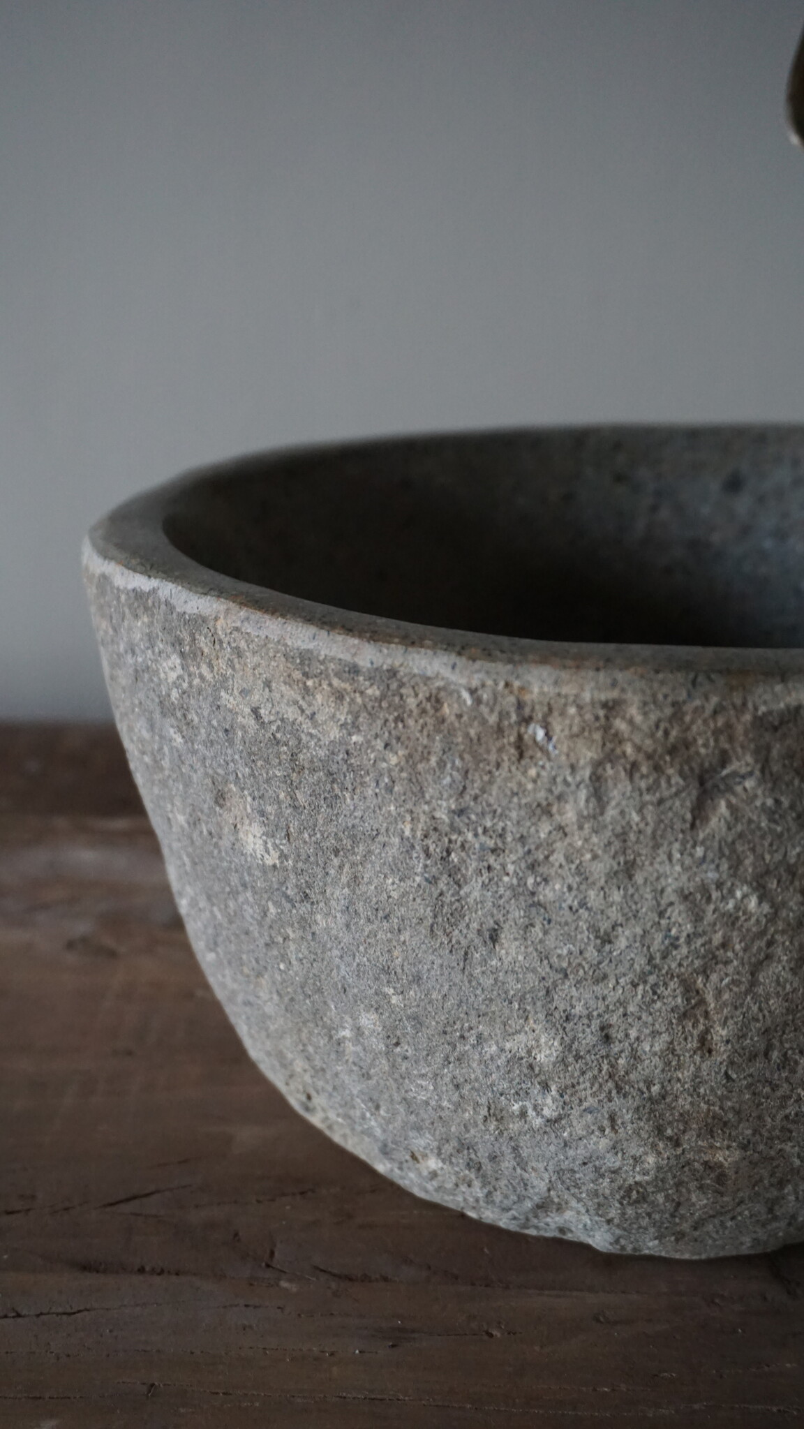 Rene Houtman Kleine Stenen Waskom + Spoelgat | H13 x B24 x D21 cm