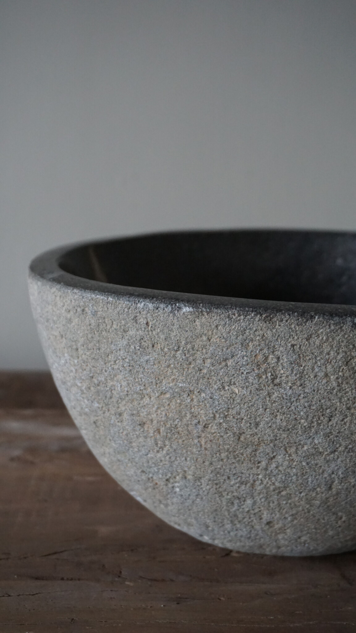 Rene Houtman Kleine Stenen Waskom + Spoelgat | H13 x B25 x D21 cm